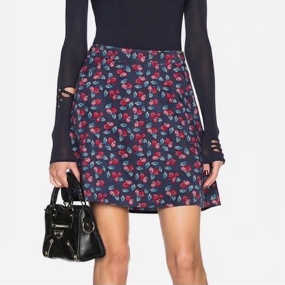Seasalt Cornwall cotton Floral corduroy Skirt